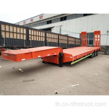 3 Axle Tractor lowbed Semi Trailer Truck